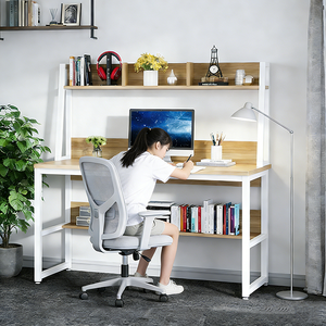 <span class=keywords><strong>Escritorio</strong></span> para Computadora <span class=keywords><strong>Tribesigns</strong></span> con Estante, Venta al por Mayor de Fábrica - <span class=keywords><strong>Escritorio</strong></span> de Oficina en Casa de 47 Pulgadas con Estantería y Diseño que Ahorra Espacio - Product Image 3