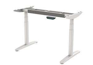 Loctek Heavy Duty 125KG Carga Premium Eléctrico Altura ajustable Marco de escritorio Motor Dual 3 etapas Sit Stand Escritorio Oficina ergonómica - Product Image 3