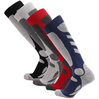 Chaussettes de ski en laine mérinos Chaussettes chaudes thermiques pour le snowboard, la neige, l'hiver et la chasse par temps froid