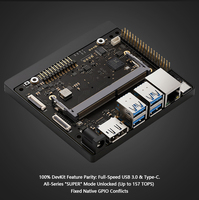 Portworld YC-N1902 Industrial NVIDIA Jetson Orin Nano Module Carrier Board untuk Kerangka Robot AI