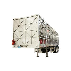 Nuevo Diseño de Semirremolque Eléctrico de 3 Ejes con Barandas para Ganado, Remolque para Transporte de Ganado - Product Image 3