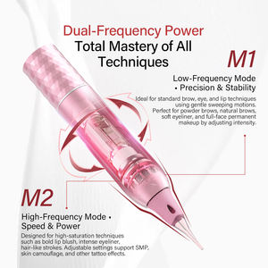 Kits de <span class=keywords><strong>machine</strong></span> PMU manuelle NUOJO Luxe Rose <span class=keywords><strong>Pro</strong></span>, <span class=keywords><strong>machine</strong></span> à tatouer pour maquillage permanent des sourcils, certifiée CE, garantie 1 an, universelle - Product Image 4