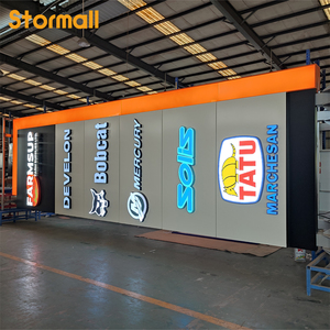 Panneau publicitaire rectangulaire en alliage d'aluminium éclairé sur mesure avec logo 3D en acrylique, boîte lumineuse publicitaire pour l'extérieur - Product Image 2