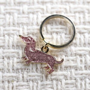 Porte-clés d'illustration de teckel animal mignon en acier inoxydable 316l Pvd plaqué or 18 carats bijoux émail porte-clés <span class=keywords><strong>chien</strong></span> coloré - Product Image 6