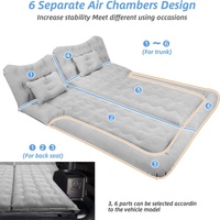 Matelas de couchage gonflable en PVC floqué pour SUV, lit de voiture, prix d'usine, mobilier de maison personnalisé, pliable, minimaliste, pour l'extérieur