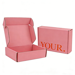 Caja de Cartón Corrugado para Envíos, Embalaje para Zapatos y Ropa, Cajas de Envío Personalizadas con Logotipo para Pequeñas Empresas - Product Image 2