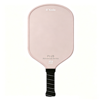 Raquette de pickleball légère en fibre de verre de 16 mm avec noyau en nid d'abeille PP, logo personnalisé et entraînement OEM