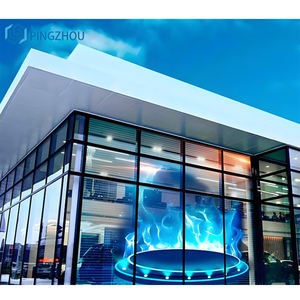 Écran LED à film flexible transparent pour fenêtre en verre, mur intérieur et extérieur, écran haute luminosité P4 couleur pleine, P8P10p7.82p3.91 fenêtre - Product Image 1