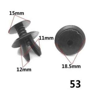 Rivets à pression à tête ronde, type R, clips de rivets, goupilles de verrouillage Niflatch, boutons-pression en métal - Product Image 5