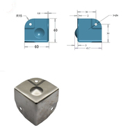 Protection d'angle décorative en acier inoxydable sur mesure pour flight case, fabriquée par le fabricant