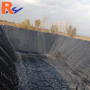 Géomembrane HDPE résistante aux produits chimiques pour la gestion des résidus miniers, la lixiviation en pile, 1 mm, 1,5 mm, revêtement de bassin à poissons, géomembrane HDPE - Product Image 4