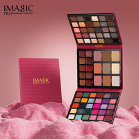 Palette de maquillage tout-en-un en gros sous marque privée, couleurs personnalisées avec logo pour marque cosmétique, ensemble beauté visage, yeux et lèvres