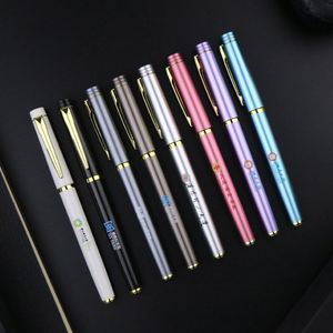 Promotional Custom Logo Cheap OEM Hotel Office Plastic Gel <b>Pen</b> 0.5mm Writing Width - Product Image 2