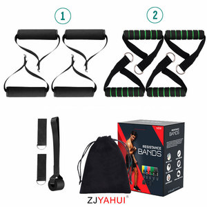 Juego de Bandas de Resistencia ZJYAHUI de 11 Piezas, Equipo de Fitness de Látex TPE, Entrenamiento de Cuerpo Completo, Ejercicio en Casa o Gimnasio - Product Image 5