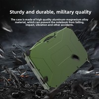 Laptop Industri Tahan Air dan Debu dengan Layar Ganda, Intel Core I5, RAM 16GB, Penyimpanan 128GB-2TB, Stok Kustom