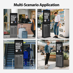 Station de partage de batteries externes avec structure de location de recharge mobile, idéale pour les espaces publics, simple à utiliser, recharge rapide - Product Image 5