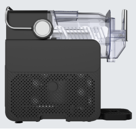 Machine à glace domestique OEM portable 1,5 litre en acier inoxydable, machine à granita automatique avec récipient transparent 220W, 6 préréglages - Product Image 3