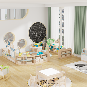 Meubles de jeu de rôle en bois Montessori, ensemble de cuisine pour enfants d'âge préscolaire, jouet pour garderie, <span class=keywords><strong>maternelle</strong></span>, salle de classe, centre d'apprentissage - Product Image 1