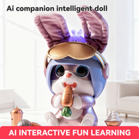 Nouveau jouet interactif intelligent AI tendance : Lapin parlant, robot de chat vocal, encyclopédie éducative, compagnon d'apprentissage pour enfants