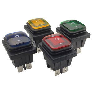 Interruptor Basculante de Tres Posiciones KCD4, 20A, 220V, 250V, Terminal de Tornillo, Interruptor Impermeable para Motocicleta - Product Image 1