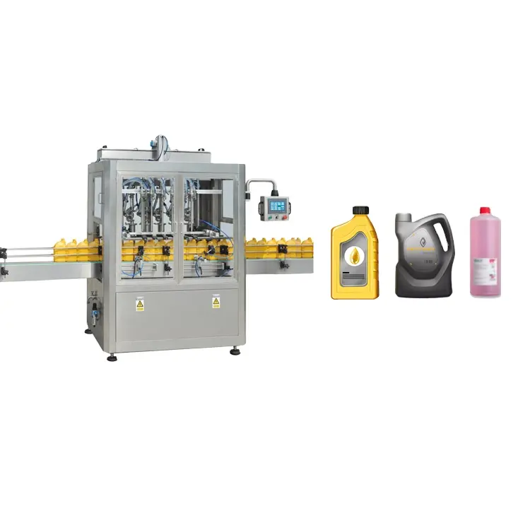 Npack-máquina de llenado de aceite lubricante, dispositivo automático de alta velocidad, tipo lineal