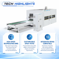 Système de peinture automatique CNC 5 axes haute vitesse pour la production de panneaux stratifiés et de parquet en usine forestière