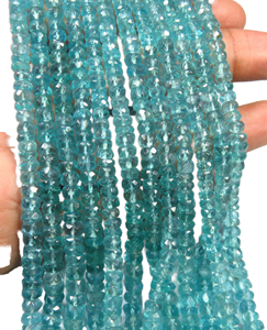 Cuentas Redondas de Amatista Brasileña Natural de 3.5-6mm, 5A, Color Azul Cielo, Cristales Curativos, Piedras Preciosas Sueltas, Reign on Resin - Product Image 1