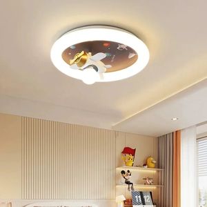 Lampes de plafond pour chambre d'enfant, planète spatiale, spectre complet, simple, moderne, <span class=keywords><strong>lampe</strong></span> de chambre à coucher, œil, garçon - Product Image 3