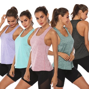 Wholesale Light Weight Gym Fitness Yoga Athletic Sleeveless Shirts Workout OEM logo Custom Girls Lady <strong>Women</strong> tank Top <strong>Singlet</strong> - Product Image 1