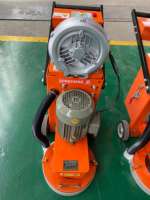Meuleuse de surface en béton industriel 380V-Dépoussiérage 140M ³/H, châssis pentagonal/disque en option pour une utilisation polyvalente