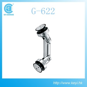 <span class=keywords><strong>Porte</strong></span> <span class=keywords><strong>coulissante</strong></span> en verre sans cadre en acier inoxydable Offre Spéciale accessoires de raccords fixes à montage mural - Product Image 4