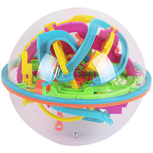 3D büyülü akıl topu 130 seviye komik oyun oyuncaklar plastik labirent bulmaca oyuncaklar için oyun - Product Image 5