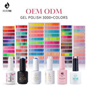 ยาทาเล็บเจล ORCHID FOX OEM/ODM TPO HEMA HPMA ฟรี โซกออฟ 15 มล. ยูวี  3000 <span class=keywords><strong>สี</strong></span>ให้เลือก ติดทนนาน  วีแกน - Product Image 1