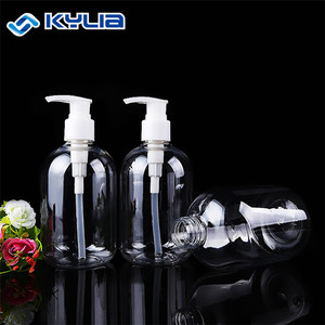 Manufacturer Wholesale Custom Clear Plastic 500ml Soap Dispenser Pet Bottle With Lotion Pump