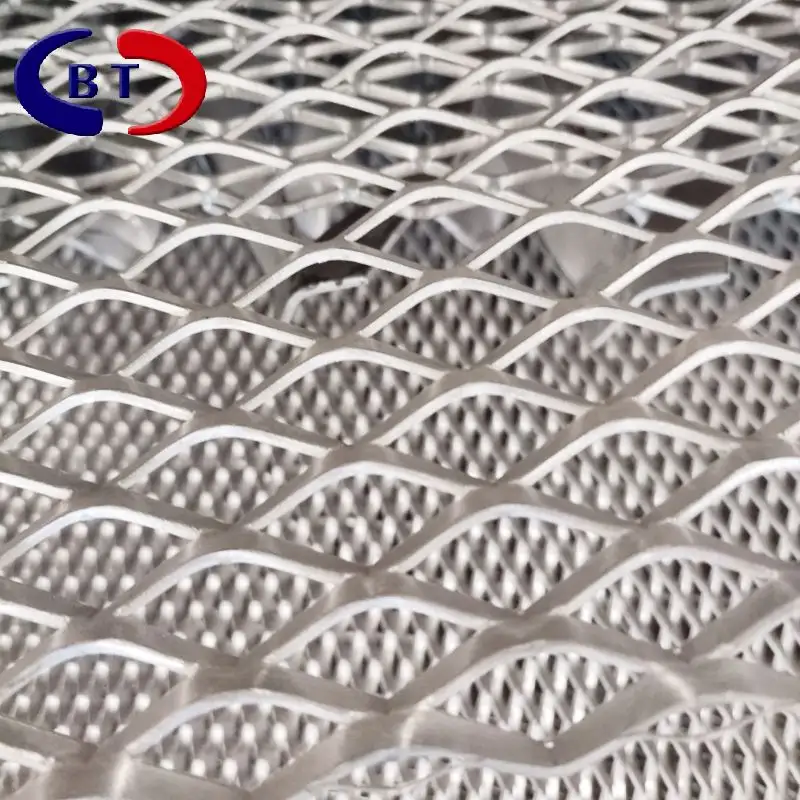 Baitong Commercio All'ingrosso 304 306 316 316L in acciaio inox lucido piccolo foro expanded metal mesh