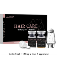 Kit maison pour la repousse des cheveux Facteur de croissance des cellules souches peptidiques Ampoule Système de perfusion Sérum de soin de la peau Sérum Hydra Stamp pour cheveux
