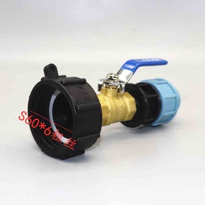 Adaptateur de raccordement pour réservoir IBC S60X6 T vers 20/25/32 mm pour le stockage d'eau, vanne de remplacement pour baril de pluie, adaptateur de robinet de réservoir - Product Image 3