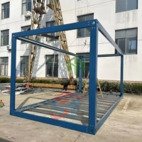 Maison modulaire préfabriquée moderne de 20 pieds, détachable, avec structure en acier galvanisé, pour bureaux et hôtels