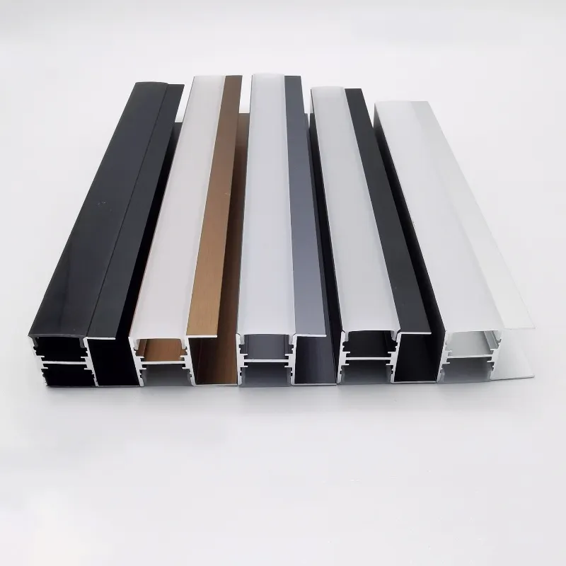 Profilo in alluminio resistente alla corrosione di alta qualità per striscia di illuminazione a Led profilo Led da incasso in alluminio per esterni e interni