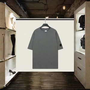 Camiseta de Diseño Casual de Verano para Hombre, Manga Corta, Bordada, Transpirable, Ecológica, 100% Algodón, Estampada, Tejida - Product Image 3