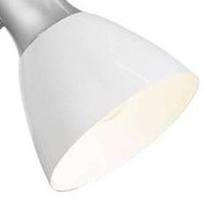 Lámpara de Mesa Moderna para Interiores Brilliant Jan 92762/05, Ahorro de Energía, E27 40W, Pantalla de Metal y Vidrio Blanco (940910164905) - Product Image 4