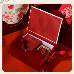 Regalo de compañero <span class=keywords><strong>Retro</strong></span> de lujo festivo de alta calidad, dulces de damas de honor para bodas con caja de regalo en relieve de laminación mate - Product Image 5