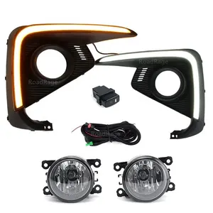 Luces LED de circulación diurna para coche, lámpara antiniebla de parachoques delantero DRL para Suzuki Ertiga 2018, 2019, 2020, 2021, 2022