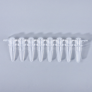 <span class=keywords><strong>Tube</strong></span> PCR jetable de laboratoire à 8 bandes, blanc ou transparent, <span class=keywords><strong>tube</strong></span> PCR micro à 8 bandes avec fond plat - Product Image 5