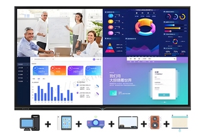 Интерактивная плоская панель Smart TV с функцией доски для письма, 55/65/75/85/98/105/110 дюймов, белая, для образования, с сенсорным экраном 4K - Product Image 6