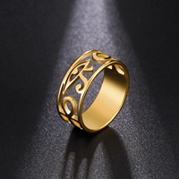 Antiguo Egipto Ojo de Horus anillo hueco Ra Udjat anillos de dedo accesorios Ankh Cruz joyería de acero inoxidable para mujeres y hombres