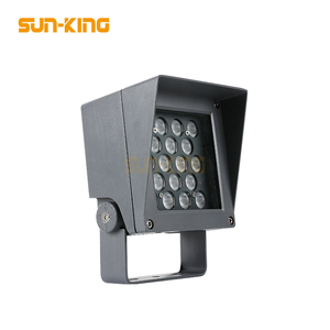 RGBW Outdoor Flood Garden Lights <span class=keywords><strong>Spot</strong></span> de projection circulaire réglable avec source d'alimentation CA en matériau blanc chaud (3000K) - Product Image 5