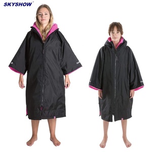 Manteau de pluie à capuche, coupe-vent imperméable, pour le <span class=keywords><strong>Ski</strong></span> d'extérieur, la plage, la neige, les sports aquatiques, Robe de change, pour enfants et adultes - Product Image 3