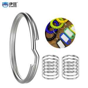 E-WANG Stainless Steel Split Key <b>Ring</b> Round Metal Keychain <b>Ring</b> for Promotional Gifts - Product Image 6