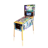 Arcade jeu armoire palmes trois écran affichage 3 pantallas table flipper virtuel